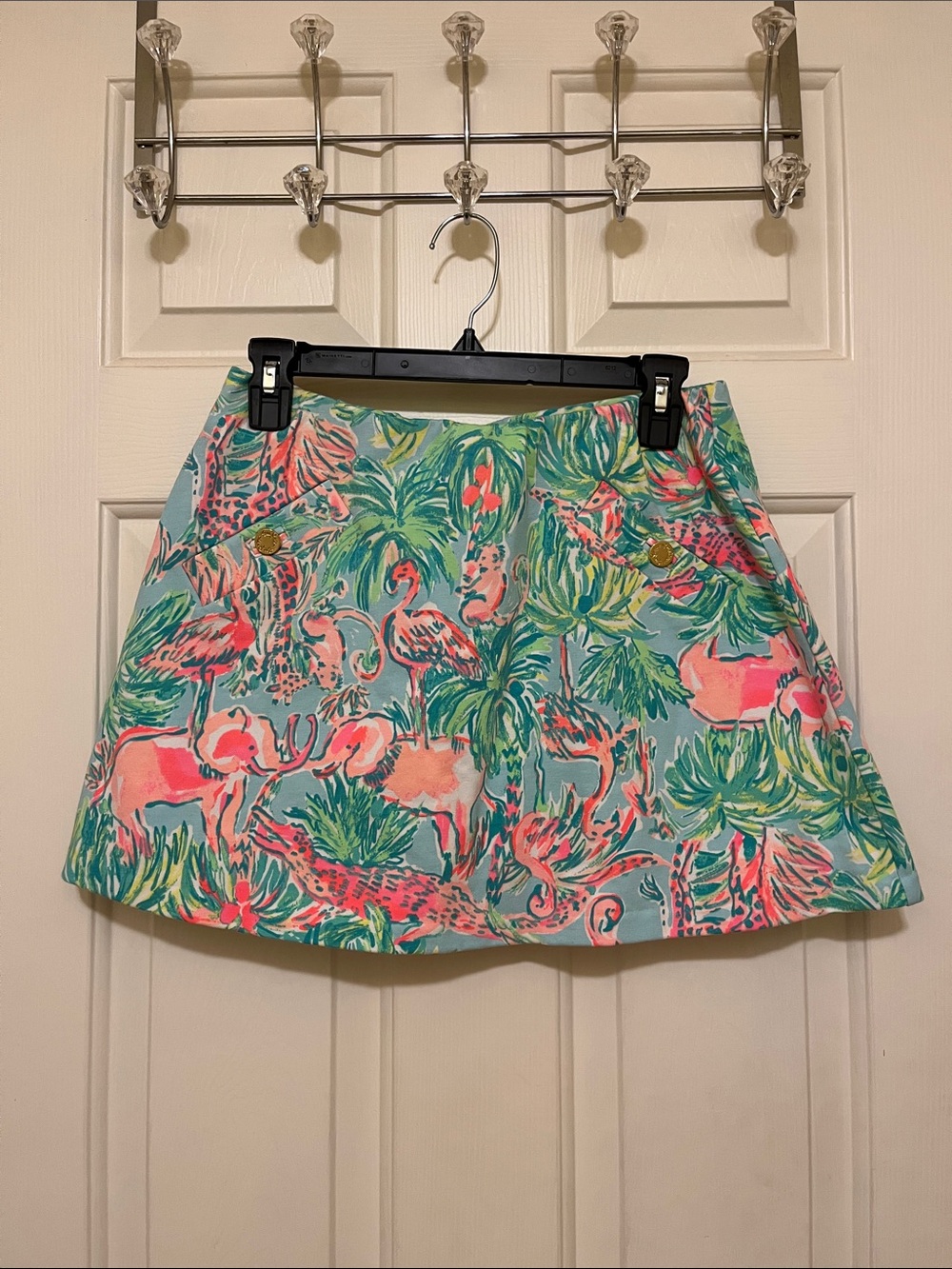 Lilly Pulitzer Multicolor Tropical Print Top - Blue, Green, Pink, Yellow